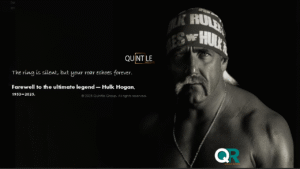 Tribute to WWE legend Hulk Hogan with quote – 'Heroes come and go, but legends live forever.