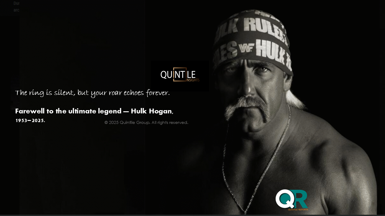 Tribute to WWE legend Hulk Hogan with quote – 'Heroes come and go, but legends live forever.