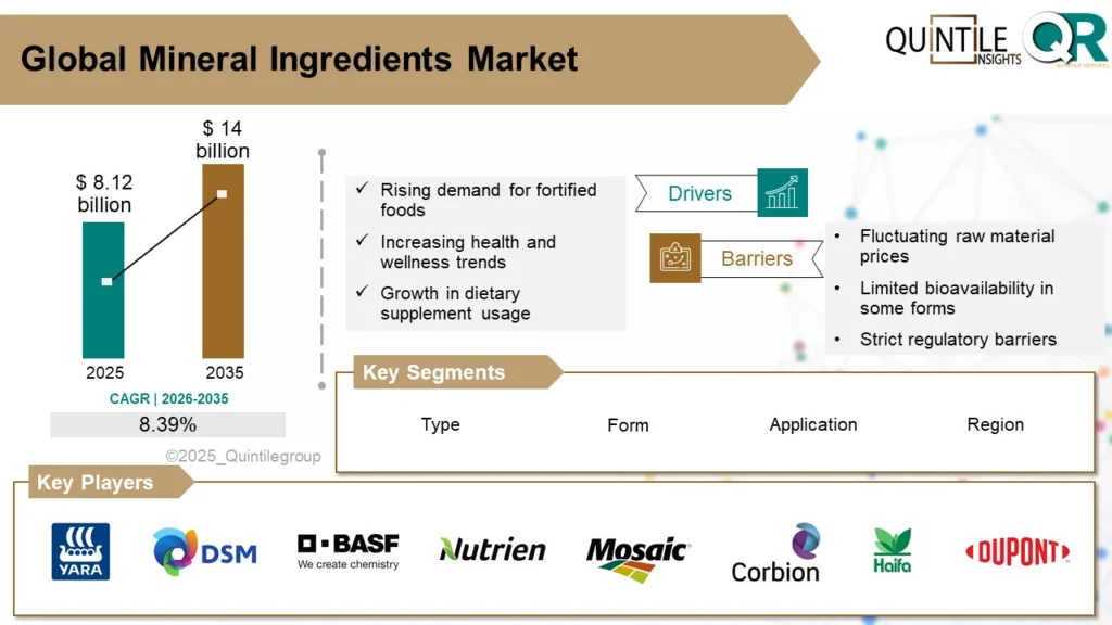 Mineral Ingredients Market